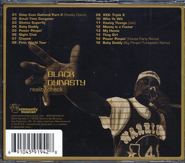 Black Dynasty - Reality Check (CD)
