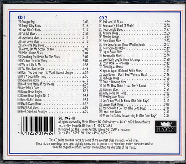 Blind Willie McTell, Sleepy John Estes - Jailhouse Blues (50 tracks) (CD)