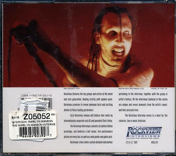 Marilyn Manson - An Interview With Marilyn Manson (CD)