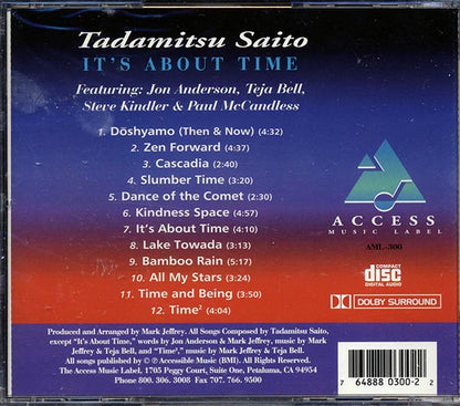 Tadamitsu Saito - It's About Time (CD)