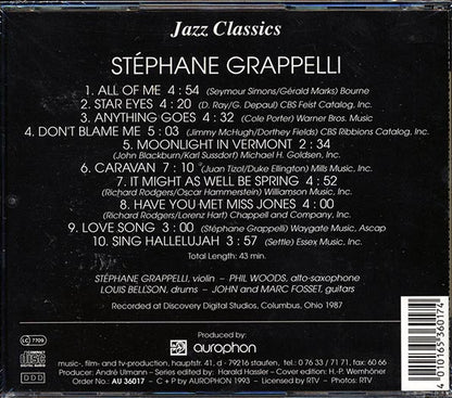 Stephane Grappelli - Jazz Classics (CD)