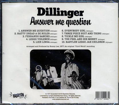Dillinger - Answer Me Question (CD)