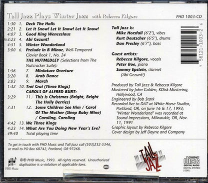 Tall Jazz - Tall Jazz Plays Winter Jazz With Rebecca Kilgore (CD)