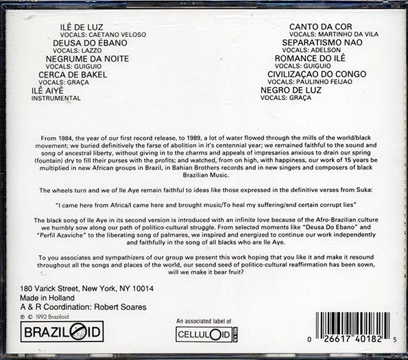 Ile Aiye - Canto Negro (CD)