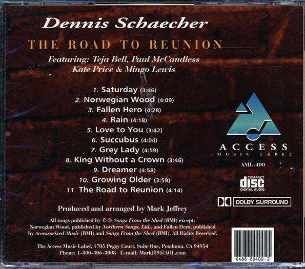 Dennis Schaecher - The Road To Reunion (CD)