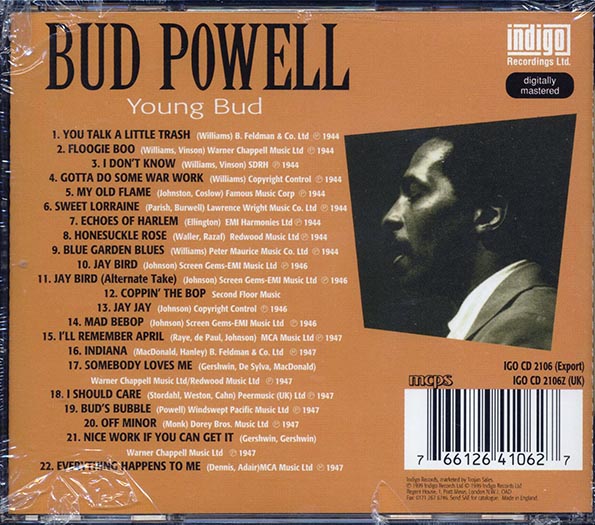Bud Powell - Young Bud (CD)