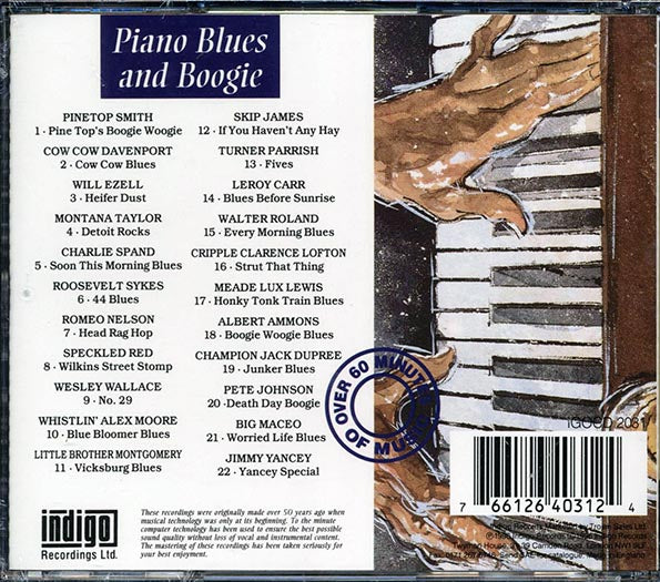 Skip James, Charlie Spand, Pinetop Smith, Etc. - Strut That Thing: Piano Blues And Boogie (CD)