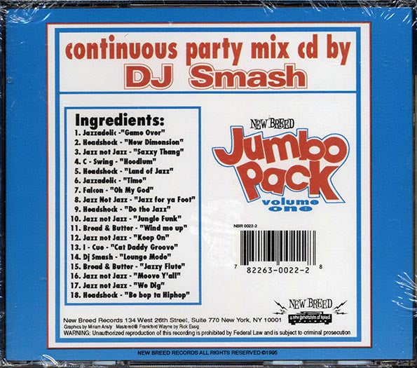 DJ Smash - New Breed Jumbo Pack Volume 1 (CD)