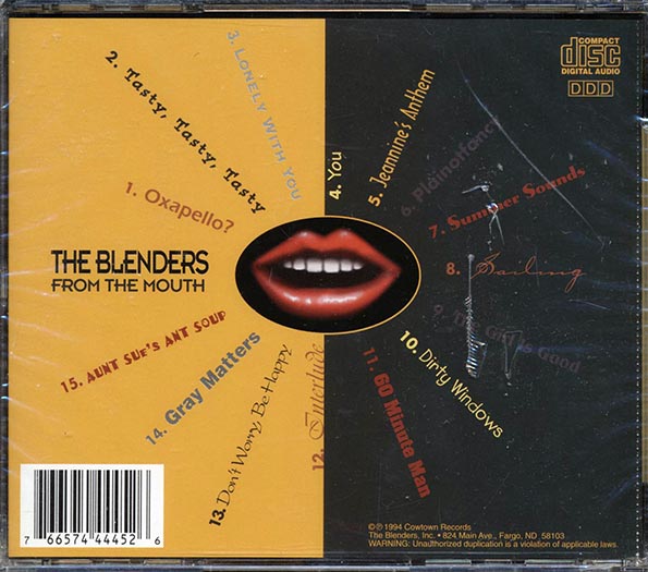 Blenders - From The Mouth (CD)