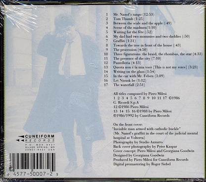 Piero Milesi - The Nuclear Observatory Of Mr. Nanof (CD)