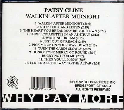 Patsy Cline - Walkin' After Midnight (CD)