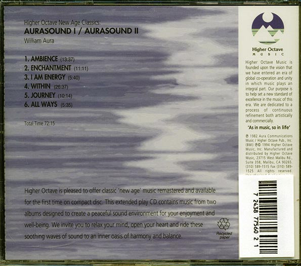 William Aura - Aurasound 1 + Aurasound 2 (CD)
