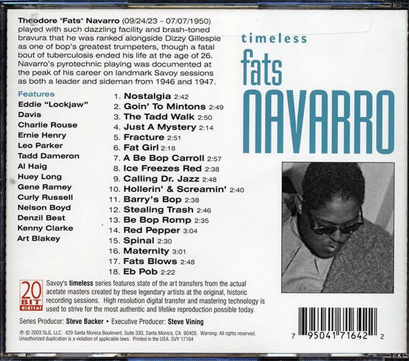 Fats Navarro - Timeless (CD)