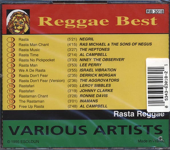 Israel Vibration, Ras Michael & The Sons Of Negus, The Heptones, Lee Perry, Etc. - Reggae Best: Rasta Reggae (CD)