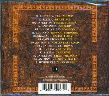 Capleton, Luciano, Sizzla, Jr. Kelly, Anthony B - Five Disciples Part 3 (CD)