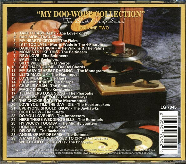 The Love-Tones, The Flairs, The Four Kings, The Baltineers, Etc. - My Doo-Wopp Collection: The Black Group Sound Volume 2 (CD)