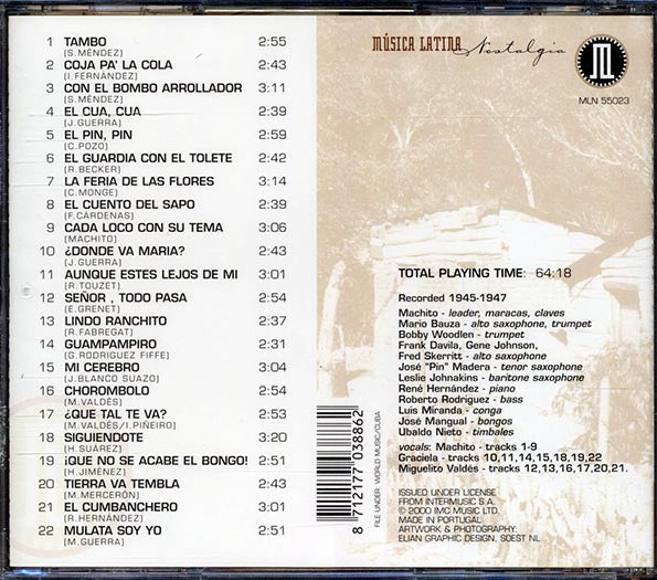Machito & His Afro-Cubans - Tambo (CD)