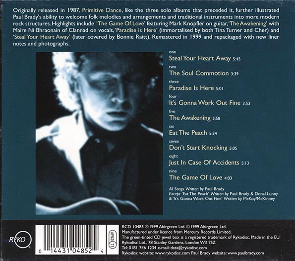 Paul Brady - Primitive Dance (CD)