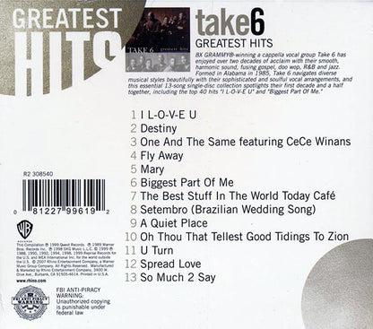 Take 6 - Greatest Hits (CD)