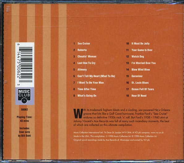 Frankie Ford - Sea Cruise: The Very Best Of Frankie Ford (CD)