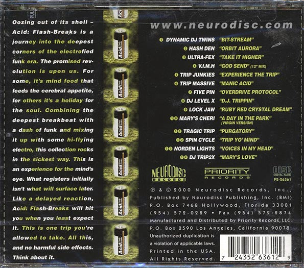Dynamic DJ Twins, Hash Den, Ultra-Fex, Etc - Acid: Flash-Breaks (CD)