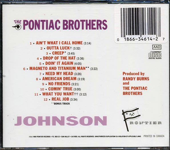 The Pontiac Brothers - Johnson (CD)