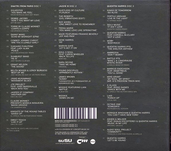 Dimitri From Paris, Jazzie B, Quentin Harris - Southport Weekender Volume 3 (45 tracks) (3xCD) (CD)