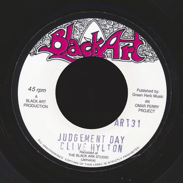 Clive Hylton - Judgement Day  /  The Upsetters - Wild Judged Dub (7")