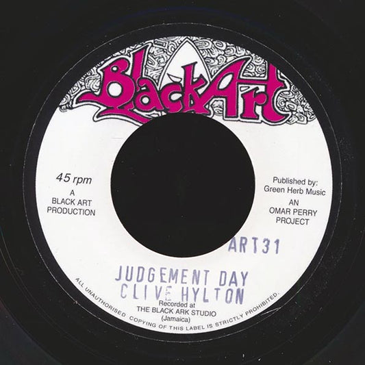 Clive Hylton - Judgement Day  /  The Upsetters - Wild Judged Dub (7")