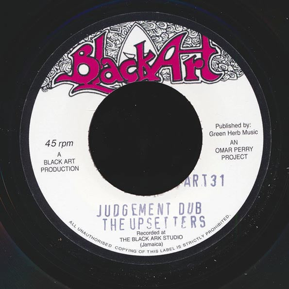 Clive Hylton - Judgement Day  /  The Upsetters - Wild Judged Dub (7")