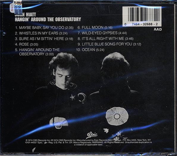 John Hiatt - Hangin' Around The Observatory (CD)