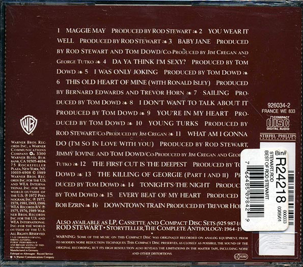 Rod Stewart - The Best Of Rod Stewart (CD)