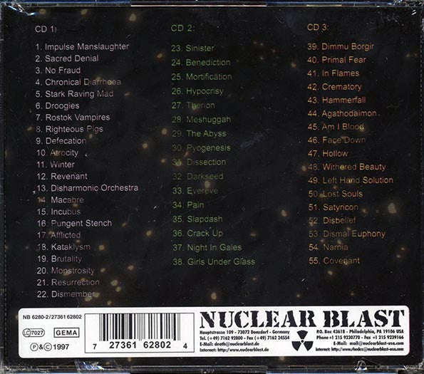 Impuse Manslaughter, Sacred Denial, No Fraud, Etc. - Voyager: The Nuclear Blast 10 Years Anniversary Collection (55 tracks) (CD)