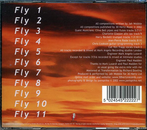 Jah Wobble - Fly (CD)