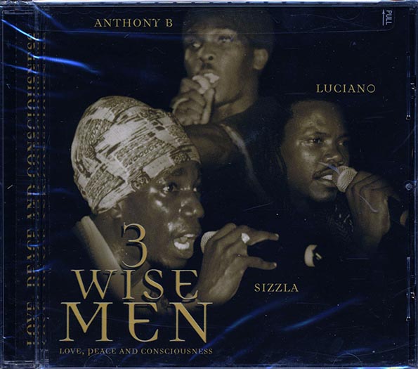 Anthony B, Sizzla, Luciano - 3 Wise Men: Love, Peace And Consciousness (CD)