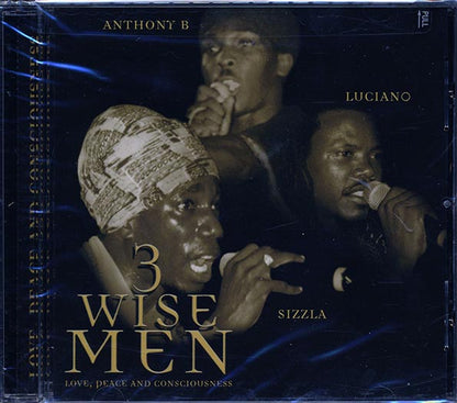 Anthony B, Sizzla, Luciano - 3 Wise Men: Love, Peace And Consciousness (CD)