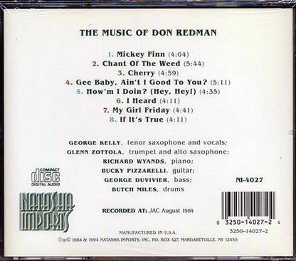 George Kelly, Bucky Pizzarelli, Richard Wyands, Etc. - The Music Of Don Redman (CD)