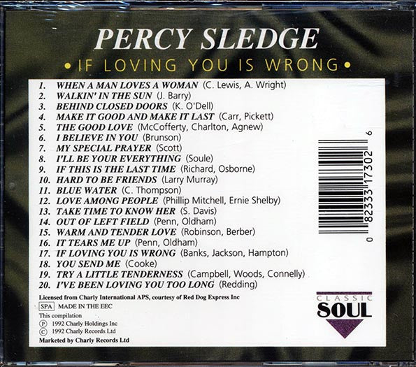 Percy Sledge - If Loving You Is Wrong (CD)