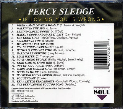 Percy Sledge - If Loving You Is Wrong (CD)