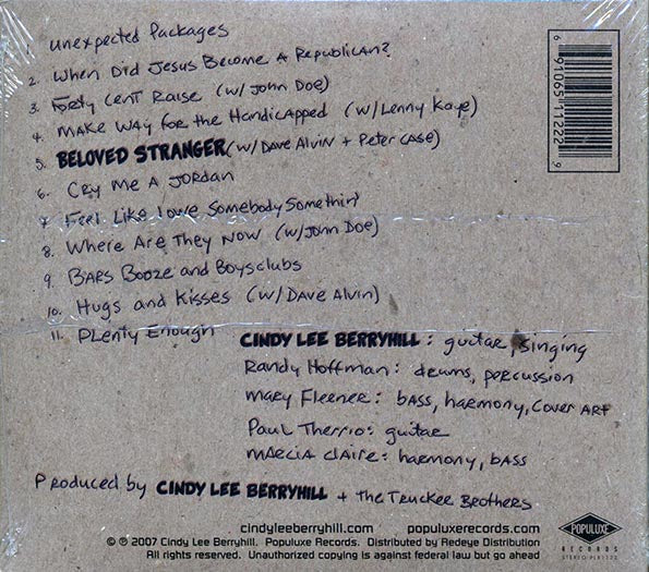 Cindy Lee Berryhill - Beloved Stranger (CD)