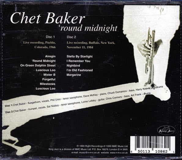 Chet Baker - 'Round Midnight (CD)