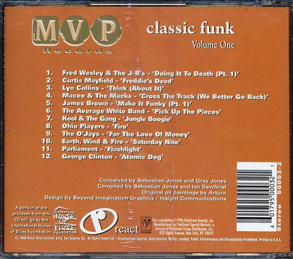 Curtis Mayfield, Lyn Collins, James Brown, Average White Band, Etc. - Classic Funk Volume 1 (CD)
