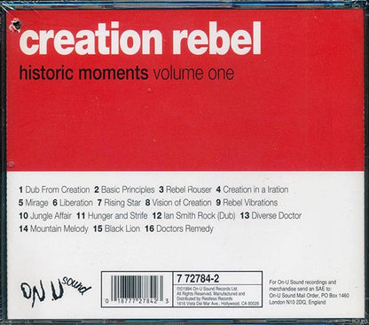 Creation Rebel - Historic Moments Volume 1 (CD)