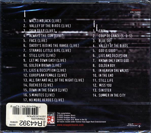 Stranglers - Lies & Deception (31 tracks) (CD)
