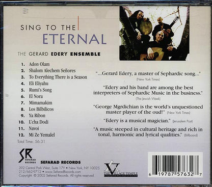 The Gerard Edery Ensemble - Sing To The Eternal (CD)