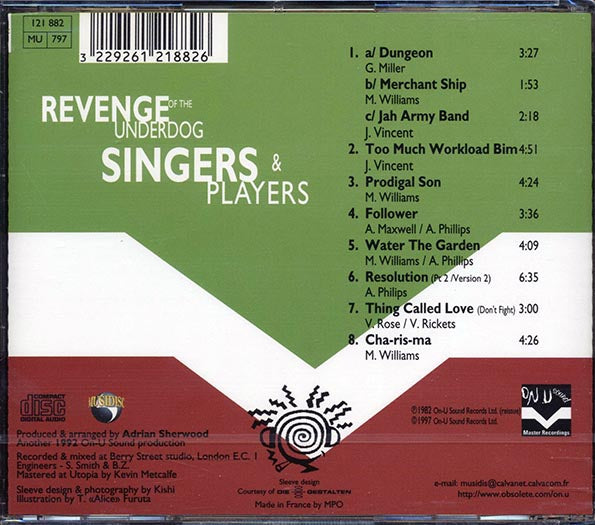 Singers & Players - Revenge Of The Underdog (CD)