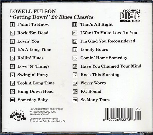 Lowell Fulson - Getting Down (CD)