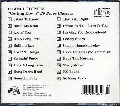 Lowell Fulson - Getting Down (CD)