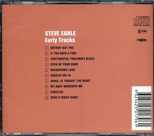 Steve Earle - Early Tracks (CD)