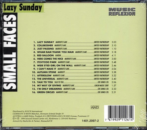 Small Faces - Lazy Sunday (CD)